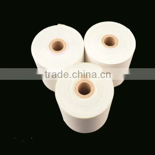 White Thermal Paper Rolls for Cash Register Plastic Core 1/2 Inches photo-2