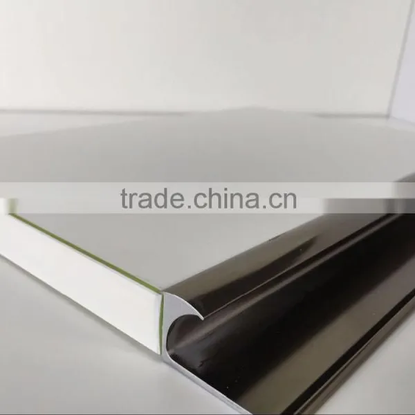 Light Green Color Acrylic Mdf Kitchen Cabinet Doors photo-4