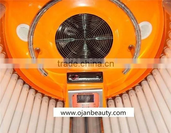 Commerical Stand up Tanning Bed Orange Vertical Skin Solarium Tanning Bed photo-4