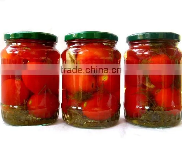 Pickled Cherry Red Tomatoes for Export, in Jar 720ml - Best Selling!