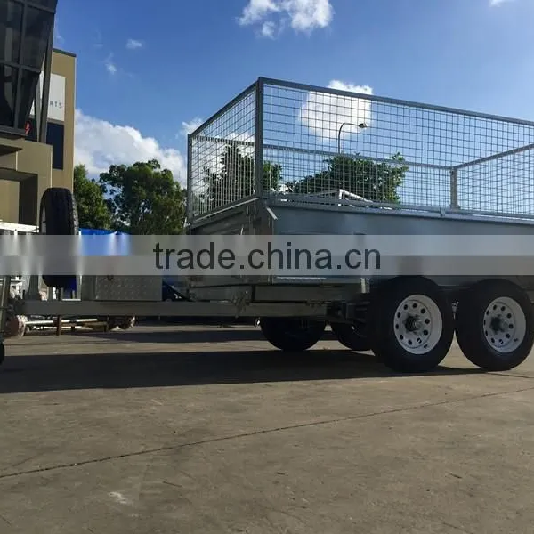 10x5ft Hot Dipped Galvanized Hydraulic Tipper Trailer Heavy Duty Trailer photo-4