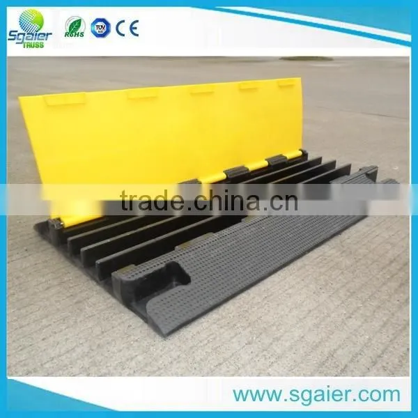 5 Channel Cable Protector Corner (22.5degree) Rubber Cable Ramp photo-6