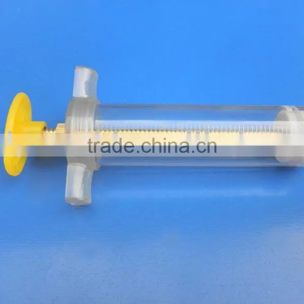Sell Veterinary Plastic Steel Syringe 50ml