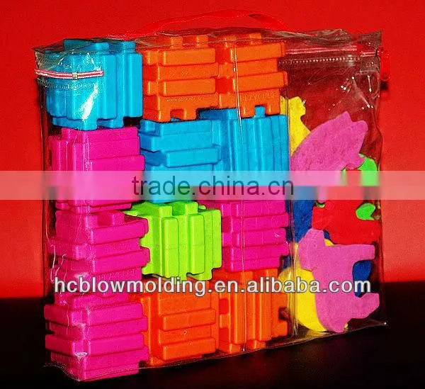 OEM Blow Molding Plastic Buliding Block Children Plastic Building Block Toys DIY Toys photo-6