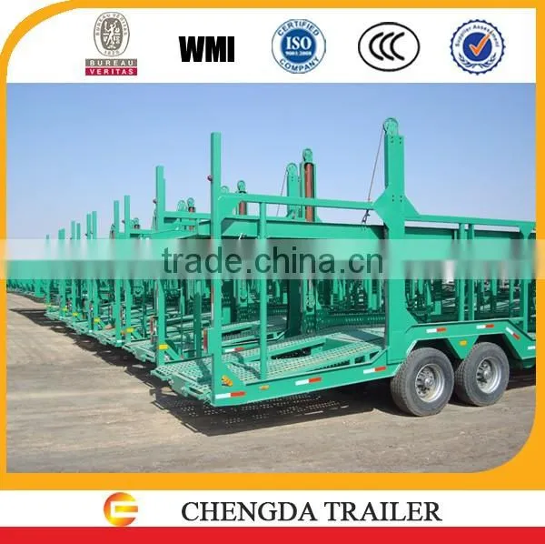 Manufacturer 2 Axles Car Carrier Semi Trailer photo-6