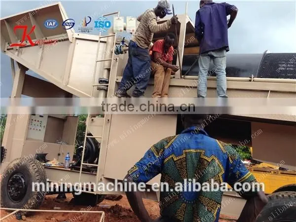 Alluvial Gold Wash Plant With Trommel,vibrating Sluice,shaking Table With Patent For Sale photo-6