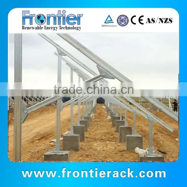 Good Galvanized Steel Ground Solar Panel Support Structures photo-2