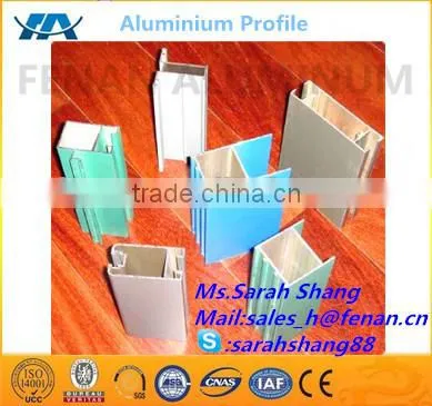Powder Coating Sliding Windows Extrusion Aluminium Profiles photo-3