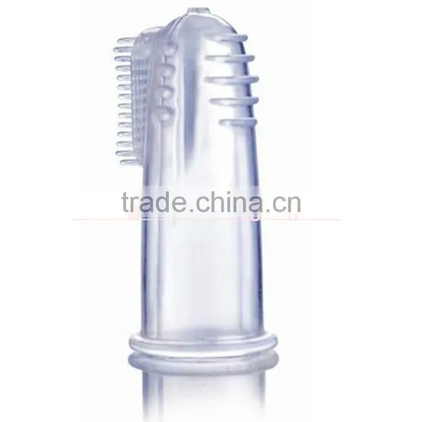 New Products FDA Approved Silicone Finger Cot Baby Toothbrush photo-2