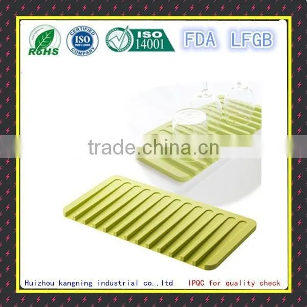 Silicone Glass Drying Mat Trade Assurance, Silicone Drainer Mat Dual Type,Silicone Drying Mat for Glasses photo-3