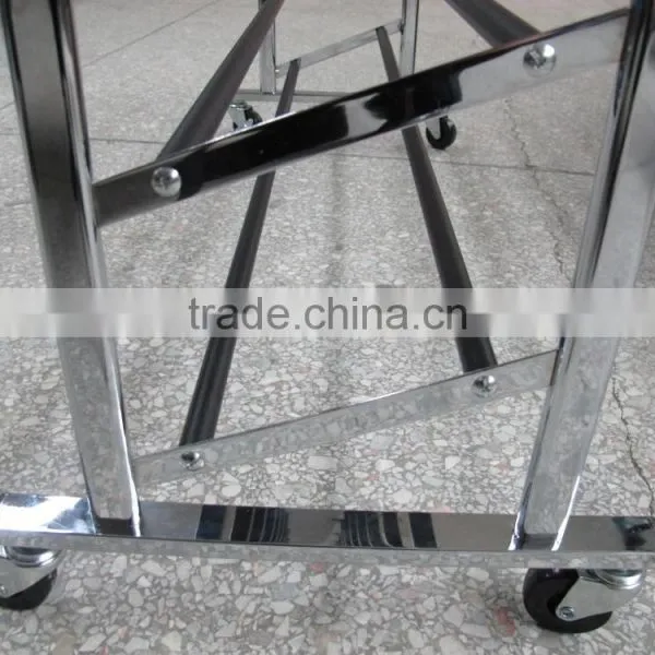 Vivinature 50 Pairs Rolling Shoes Rack and Chrome Shoes Tower photo-5
