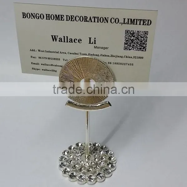Bulk Decorative Metal Desktop Business Card Holders photo-2