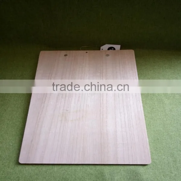 A4A5A6 Wood Clipboard With Flat Metal Clip Restaurant Menu Holders for Coffee Catering Memo Clipboard Promotion Gift photo-4