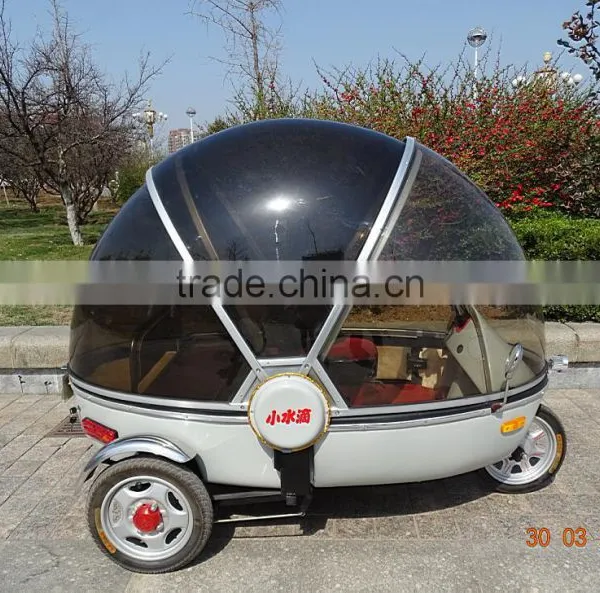 Tiny Drop Tricycles Full Closed Pickup Type Electric Mobility Scooter With Passenger Seats for Wholesale photo-5