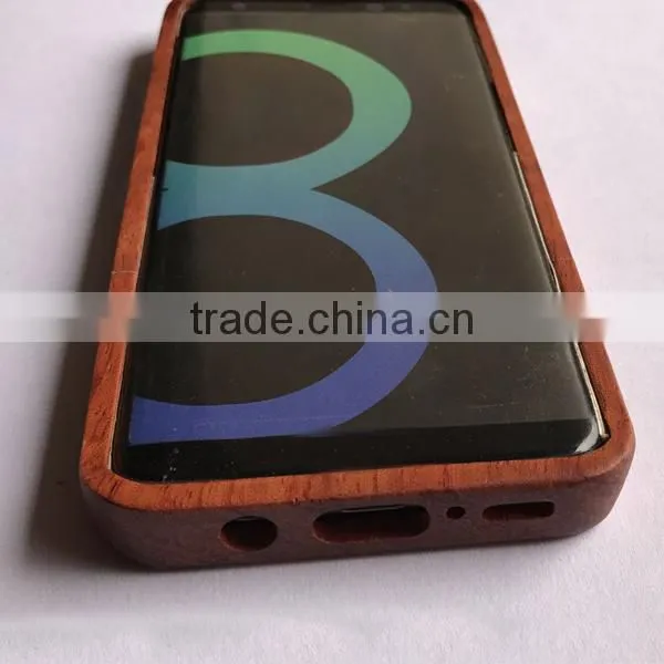 Wholesale PC up and Down Card Wooden Shell for Samsung S8,wooden Cell Phone Case photo-4