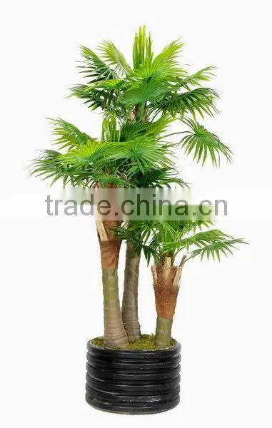 SJ12001161 Artificial Plastic Mini Palm Tree Artificial Bonsai Plant photo-3