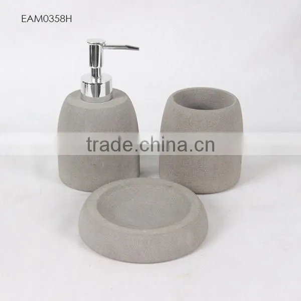 Well Sold Marble Liquid Gel Marble Bathroom Accessories Set photo-6