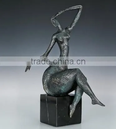 Bronze Fat Lady Living Home / Hotel Morden Decoration Bronze Sculpture photo-2