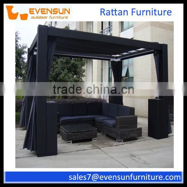 Manual Assembly Gazebo Tent Rattan Gazebo photo-2