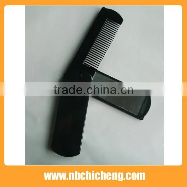 Folding Comb With Mirror Hotel Plastic Folding Comb photo-3