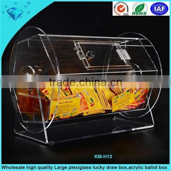 Acrylic Vote Display Box With Door and Locker photo-5