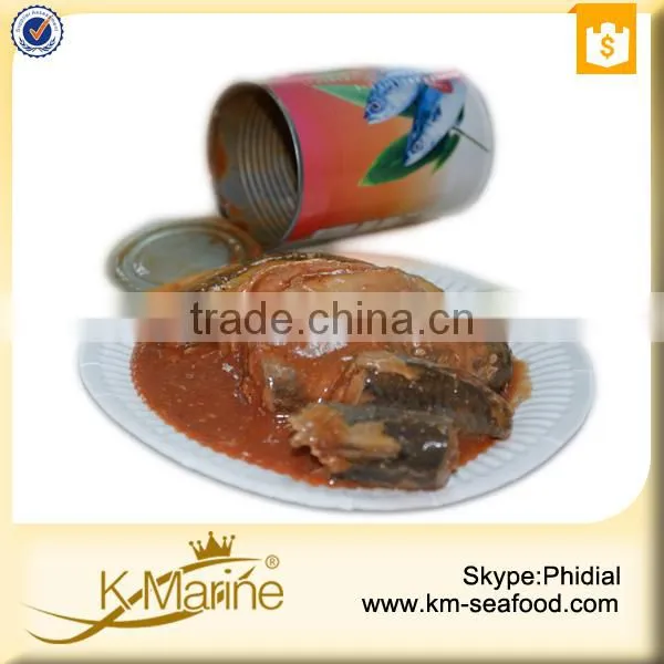 2015 Halal Easy Open End Mackerel's Can Fish in Tomato Sauce photo-3