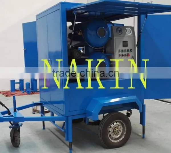 ZYD 1800l/h Mobile Trailer High Vacuum Recycling Transformer Oil Purifier photo-3