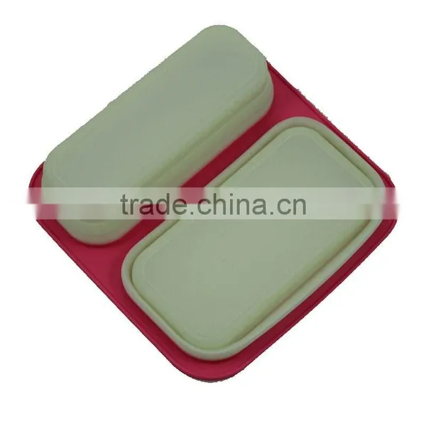 Collapsible Silicone Food Containers Dinner Bucket Lunch Box Thermal Bento Box photo-2