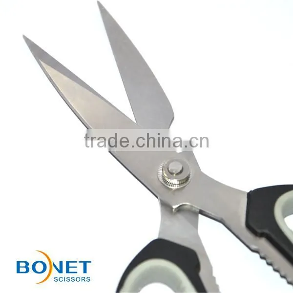 SKI0014 FDA Qualified 7-3/4" Sharp Point Kitchen Bottle Opener Scissors photo-3