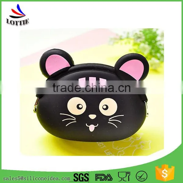 Promotional Cartoon Shape Coin Purse Wallet Lovely Silicon Coin Bag/silicone Coin Case photo-6