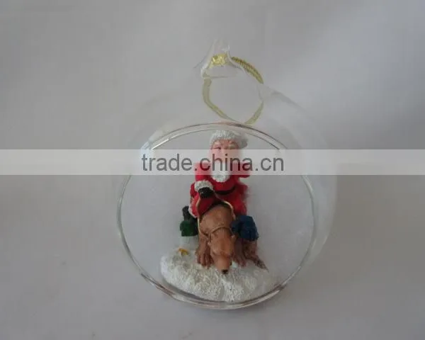 Crystal Balls Dollarma One Dollar Cheapest XMS Christamas Bear Deer Santa SnowFlake Glass 156054-15059 photo-2
