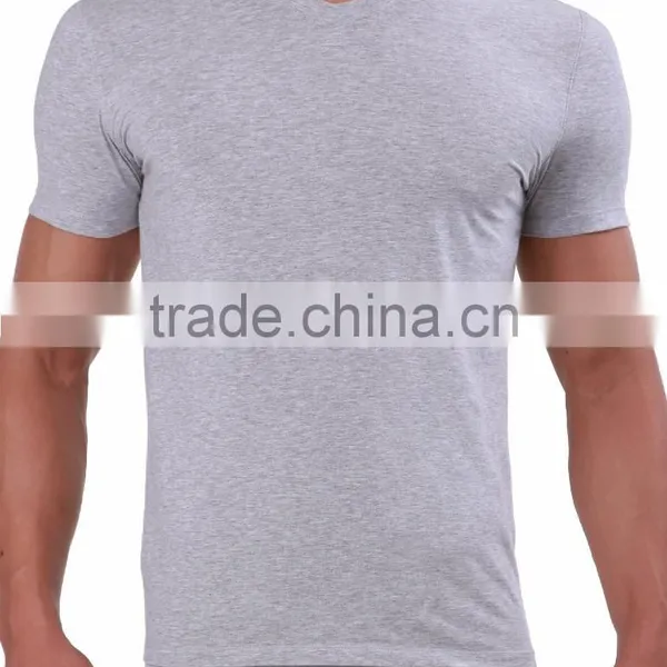 2016 New Arrival Fashion 100% Pima Cotton Blank T-shirt, Men Gym t Shirt