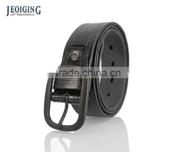 J40021 Classic Belt Men's Genuine Leather Belt Pin Buckle Belt