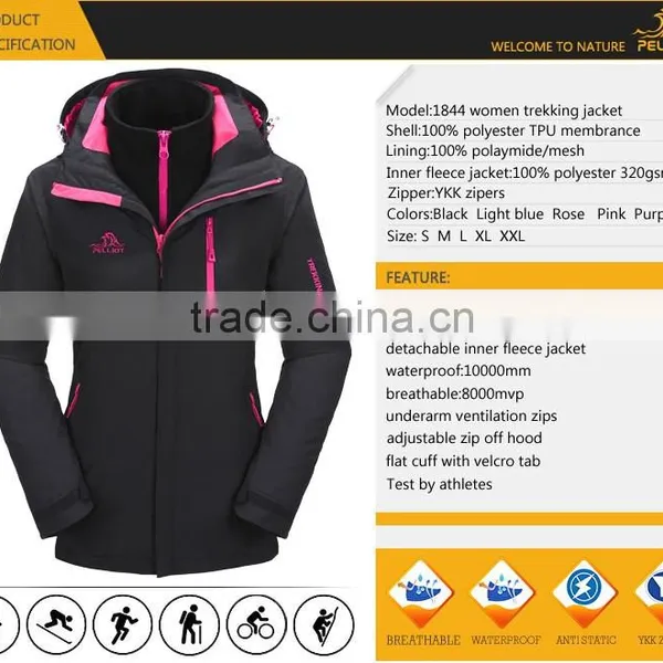 Custom Design Women High Quality Windbreaker Jacket photo-5