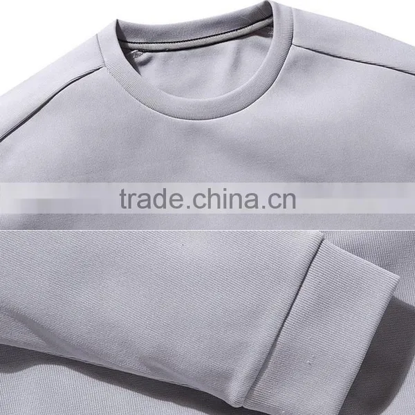 2016 Latest Design Wholesale Fleece Crew Neck Custom Mens Sweatshirt photo-4