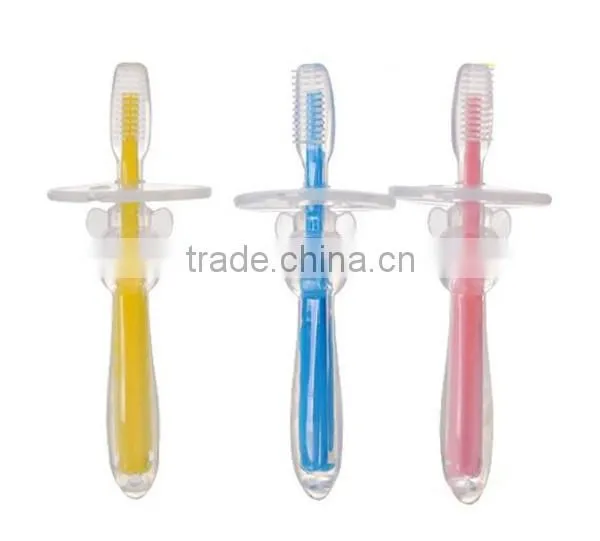 Baby Silicone Toothbrush Baby Tooth Brush Teether for Baby photo-2