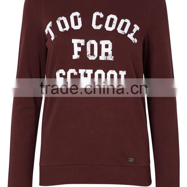 2016 Wensfashion Sweatshirt Shop Costume Women Leather Long Sleeved Pullover Sweatshirts photo-3