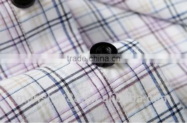 2017 Hig Quality Non Iron Contrast Color Oxford Men New Model Shirt photo-5