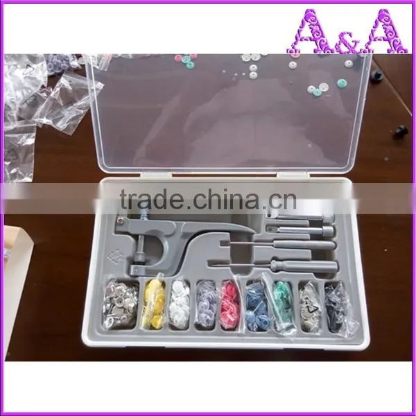 Plastic Snap Fastener Set 9 Color Tool T3 T5 T8 Plastic Button With Plier photo-6