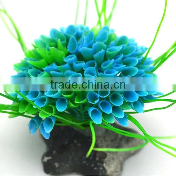 2016 New Hot Sale Artificial Water Green Plant Simulation Water Grass for Fish Tank Aquarium Plastic Decor Ornament photo-3