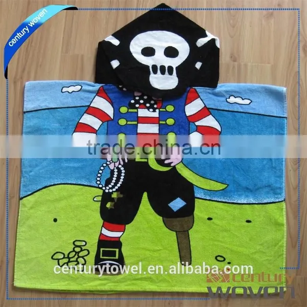 Velour Cotton Kids Hooded Towel