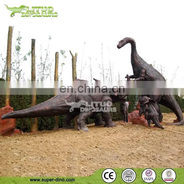 Amusement Park Life Size Funny Mechanical Dinosaur photo-4