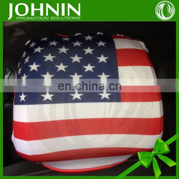 Hot-sale Wholesale Design Sublimation Print Advertise Headrest Cover photo-4
