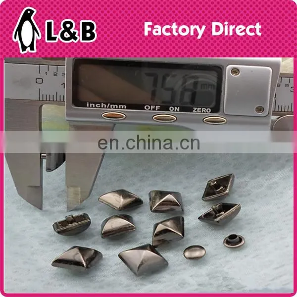 New Fashion Wholesale Hot Saling 10mm Square Alloy Rivet photo-2