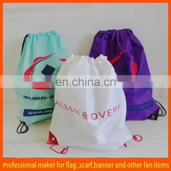 Customized Digital Non Woven Drawstring Shoe Bag photo-3