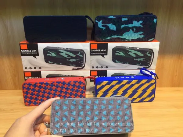 G14 Mobile Phone Bluetooth Stereo Wireless Speaker Cloth Network Outdoor Low Sound Gun Foreign Trade Hot Style Card Blue photo-3