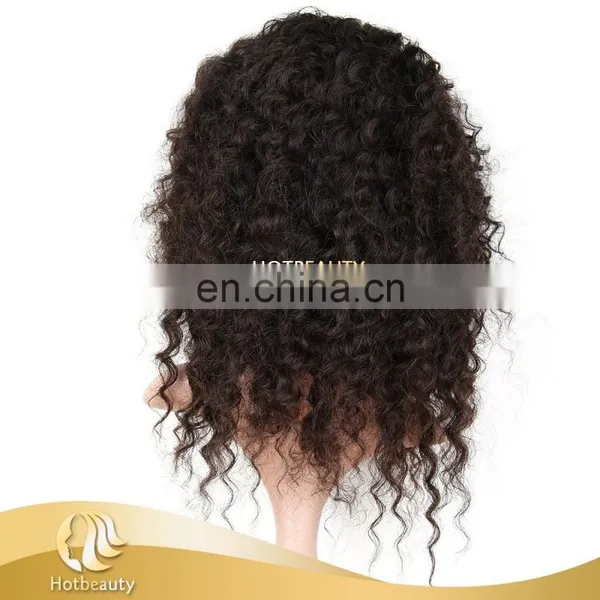 Wholesale Custom Kinky Curly Virgin Human Handmade Wig photo-6