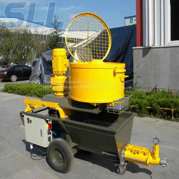 Compact Structure Best Price Render Spray Machine With CE Certificate Adhesive Plaster Machine photo-3