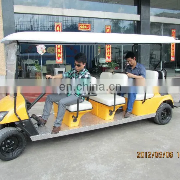 8 Person Electric Shuttle Bus Golf Cruiser With CE Certificate and Powerful Motor photo-3