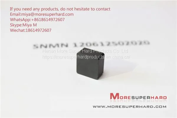 Solid CBN Inserts SNMN120612 for Turning Hard Steel Cast Iron Miya@moresuperhard.com photo-3